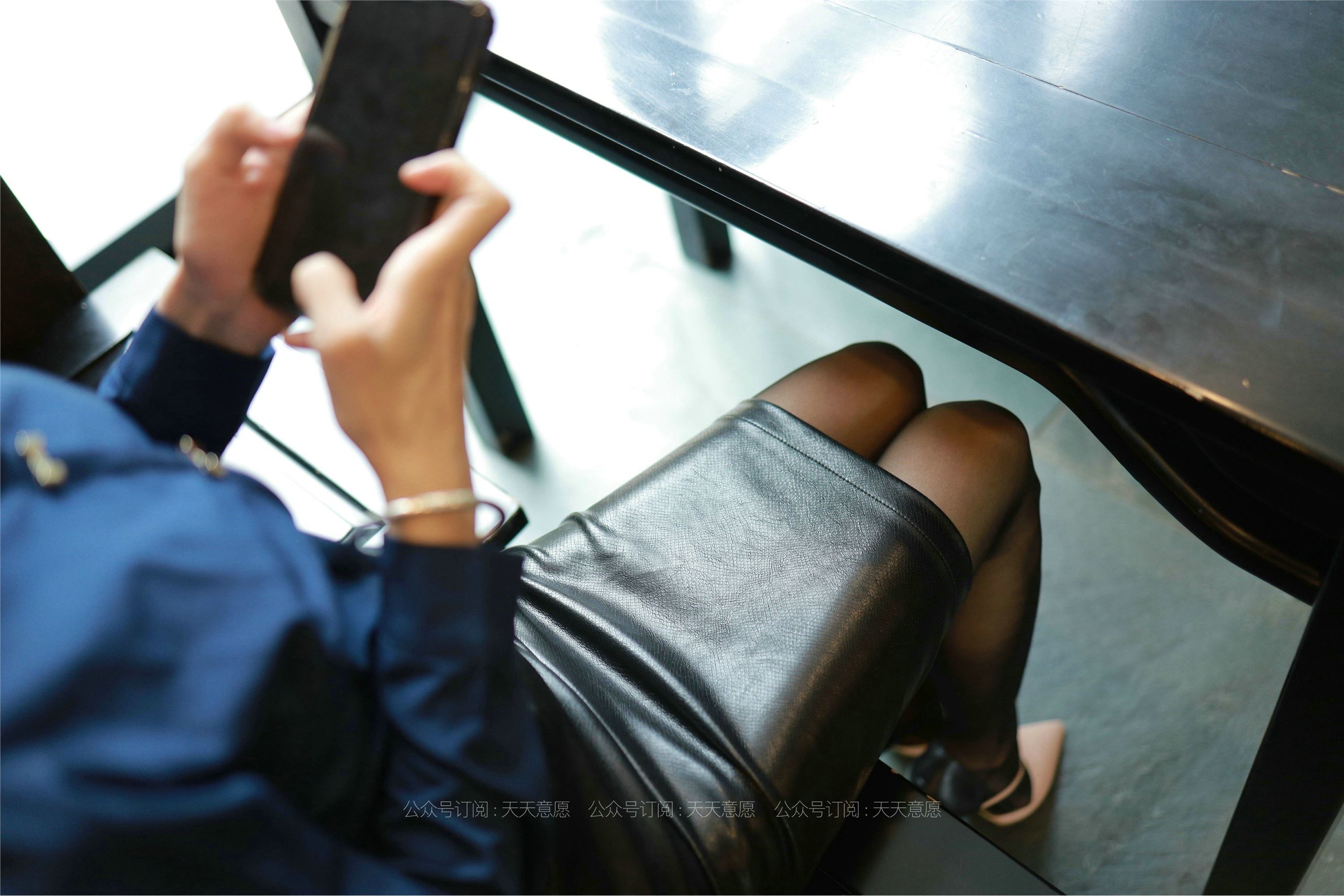 IESS异思趣向  2021.07.15 丝享家862：小六《黑色皮短裙》